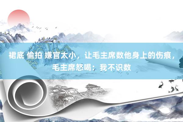 裙底 偷拍 嫌官太小，让毛主席数他身上的伤痕，毛主席怒喝：我不识数