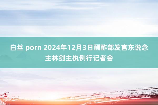 白丝 porn 2024年12月3日酬酢部发言东说念主林剑主执例行记者会